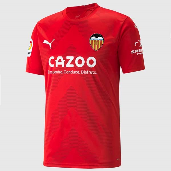 Tailandia Camiseta Valencia 3ª Portero 2022-2023 Rojo